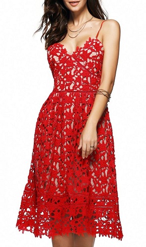 Camisole csipke ruha