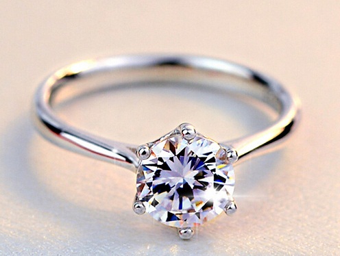 Hvidguld vielsesring designs til kvinder