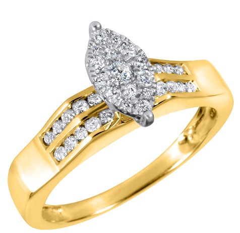 Pearl Golden Ring til kvinder