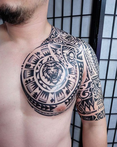Bedste aztekernes tatoveringsdesign 10