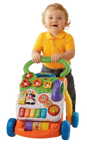 Babylegetøj-Skub legetøj til siddende, stående og gående
