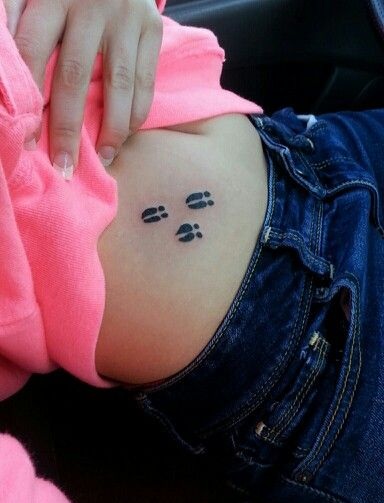 Deer Footprint Tattoo Designs