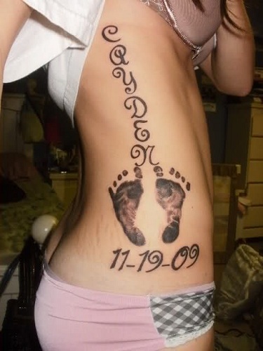 Personlige tatoveringsdesigner til babyaftryk