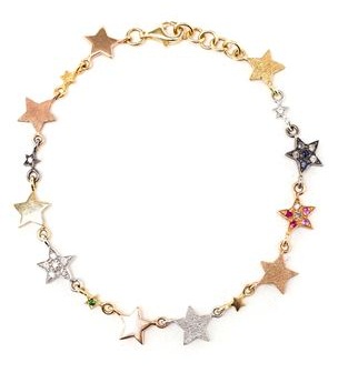 Egyszerű Star Charm karkötő