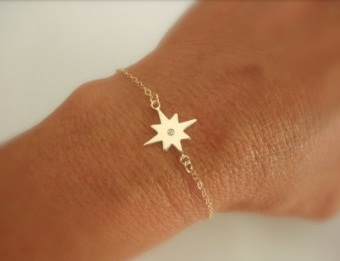 North Star Charm karkötő