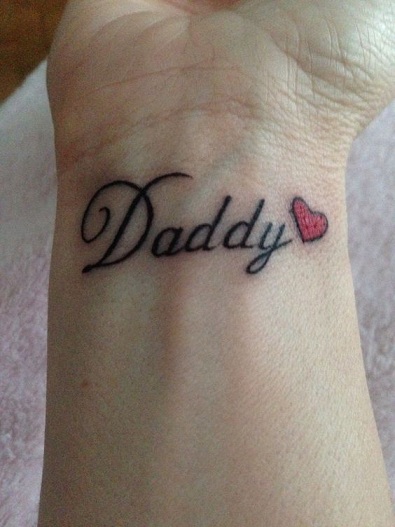 Impresszionnyomat Apa tetoválás