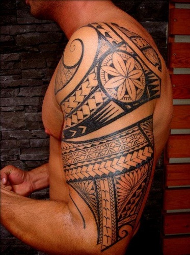 Maya törzsi kar tetoválások