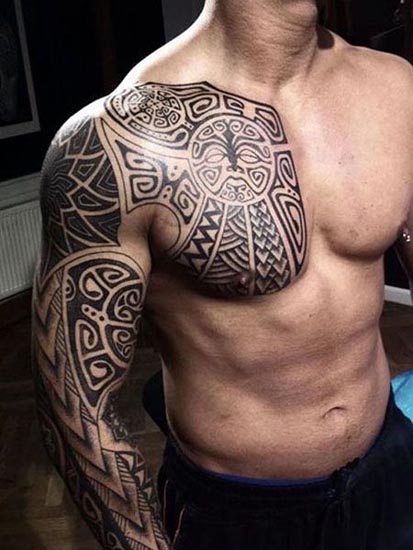 Őrült törzsi kar tetoválások 10