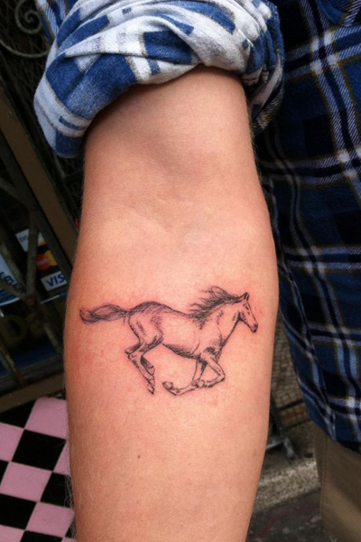 Vágtázó Ló Tetoválások Férfiaknak