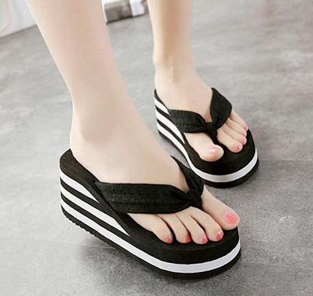 Wedge Heels Women Flip Flop szandál