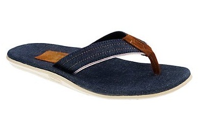 Blue Denim Sandaler til mænd med flip-flop