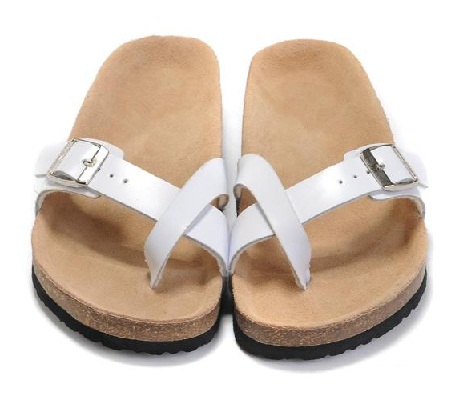 Birkenstock White Flip Flop női szandál