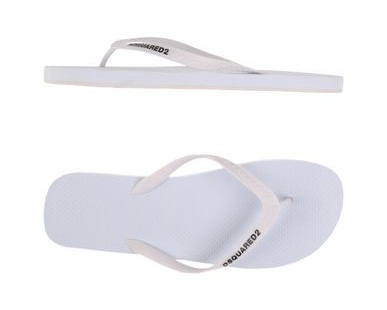 Fehér gumi talpú Flip Flop férfi szandál
