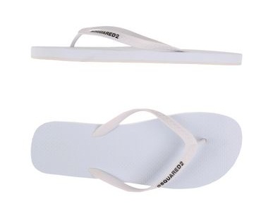 Hvid gummi sål flip flop mænd sandal