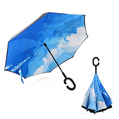 Omvendte foldeparaplyer