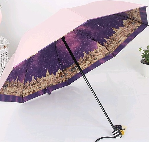 UV -beskyttede foldeparaplyer