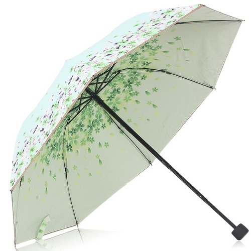 Friss virágos kis összecsukható esernyő