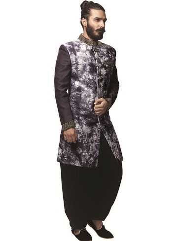 Mænds indo -vestlige frakkemønster