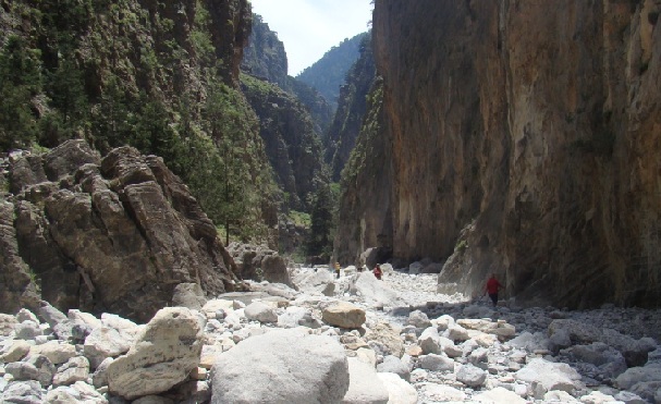 Turiststeder i Samaria Gorge_Grekland