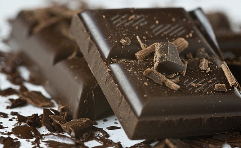 Sund, mørk chokolademad til børn