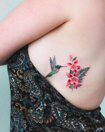 Hummingbird Tattoo Designs 3