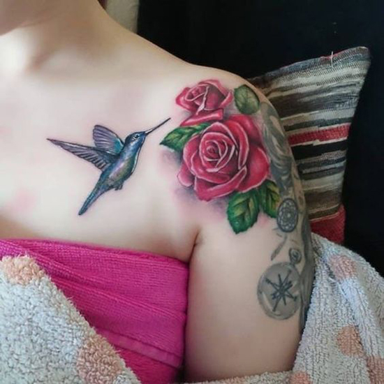 Hummingbird Tattoo Designs 7