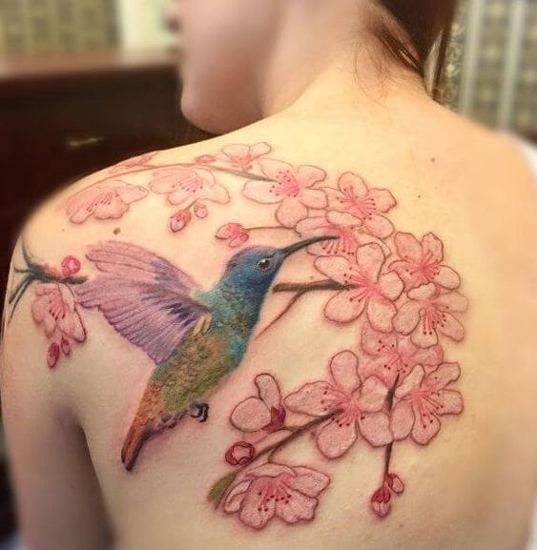 Hummingbird Tattoo Designs 9