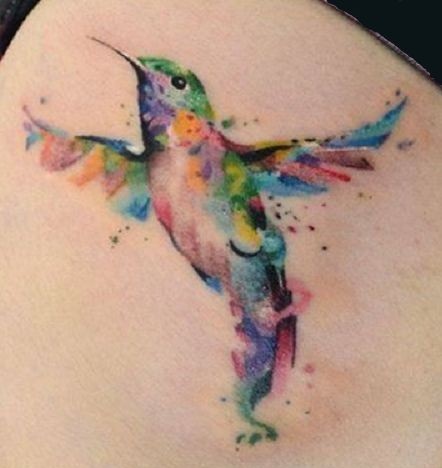 Regnbuefarvet kolibri