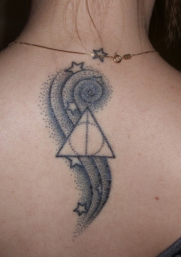 Deathly Hallows med Galaxy Tattoo