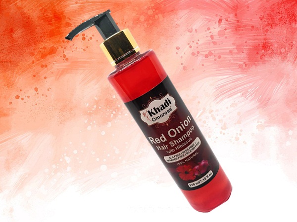 Khadi rødløgshampoo med hibiscus