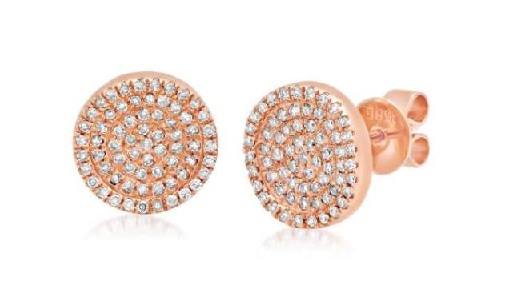 Designer Diamond Pave Studs