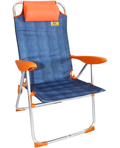 Összecsukható magas székek strandra