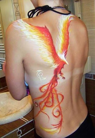 Emelkedő Phoenix Tattoo