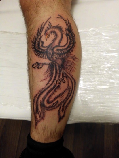 Nagyon szép Phoenix Tattoo Design