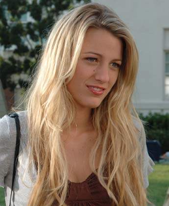 Blake Lively Uden Makeup Gammelt billede