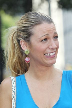 Blake Lively Uden Makeup Smuk kjole, Dog