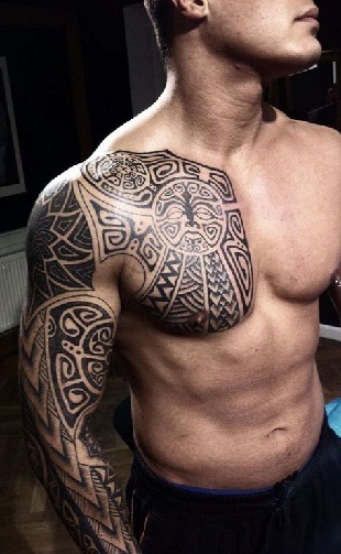 Enata polinéziai tetoválás