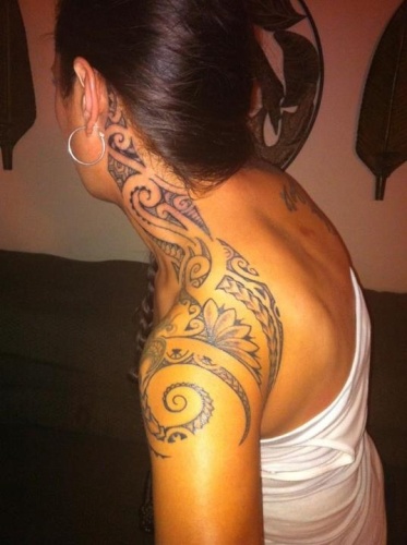 Polynesiske tatoveringsdesign 1