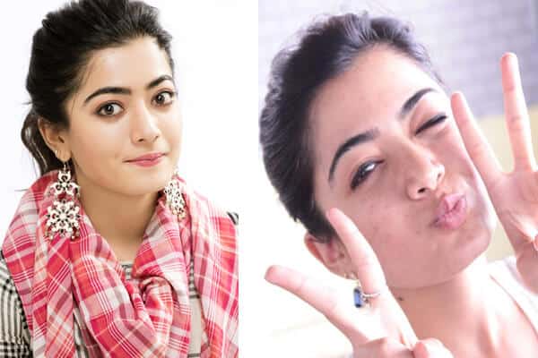 Rashmika Ingen makeup billede