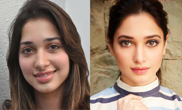 Tamannah uden makeup billede