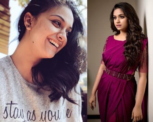 Keerthi Suresh Intet makeuplook