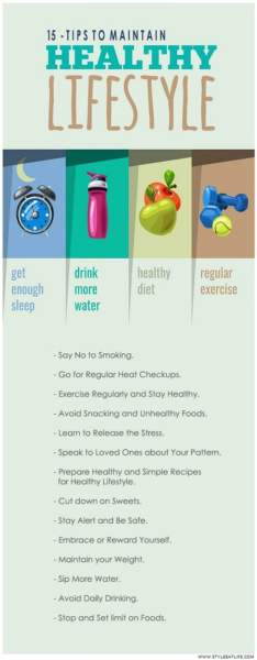 Bevar en sund livsstil