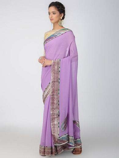 Georgette Silk Saree