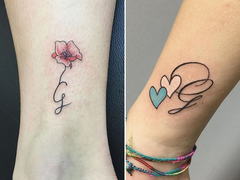 G Letter Tattoo Designs