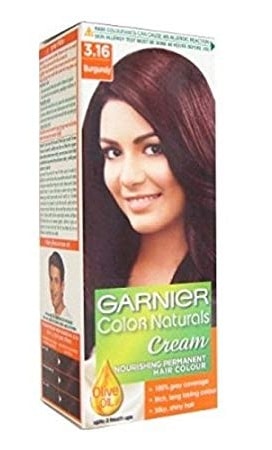 Garnier hajfestékek bordó