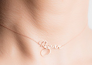 Lettering Choker halskæde