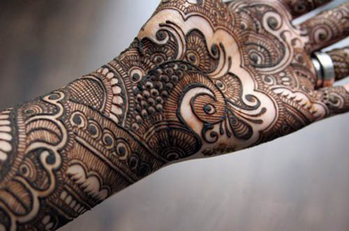 Mehndi -designs til fulde hænder