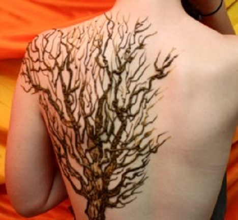 Tørrede træ -tatoveringer