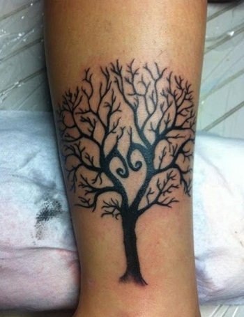 Tribal Tree Tattoo