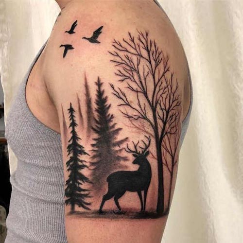 Bedste træ -tatoveringsdesign med betydninger 4
